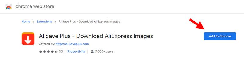 AliSave Plus extension chrome